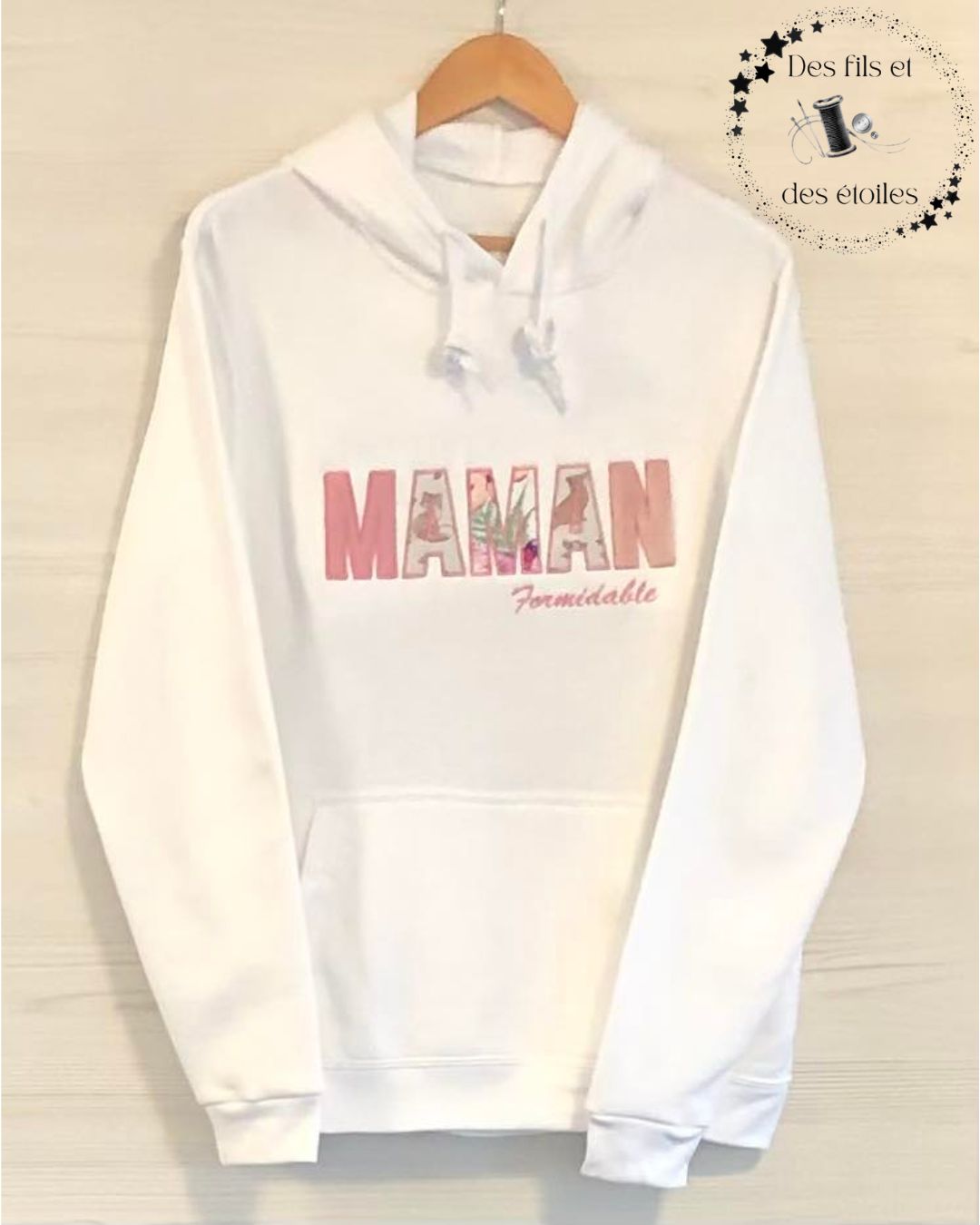 Sweat Memories MAMAN - Formidable - broderie manche simple