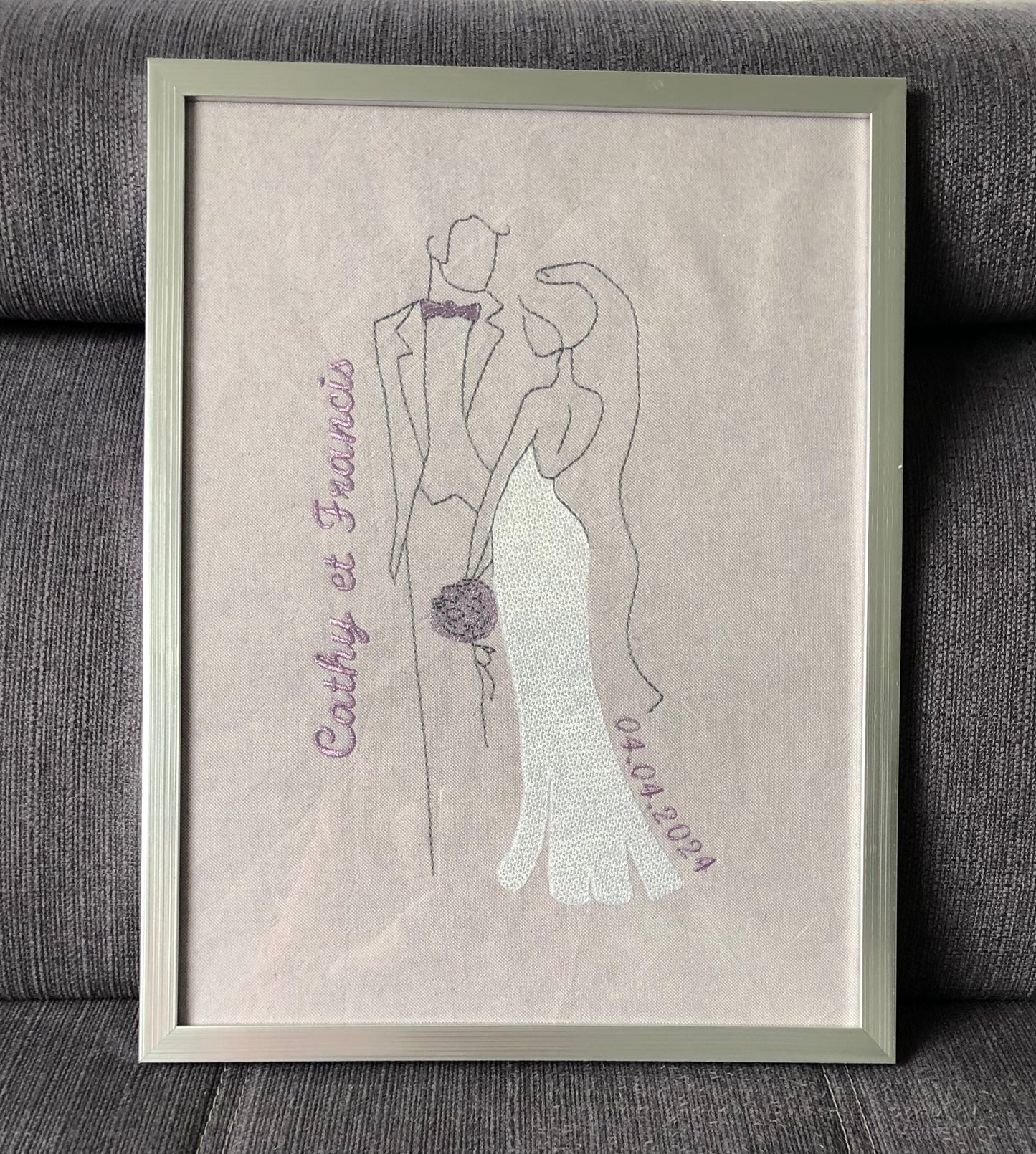 Tableau souvenir de mariage