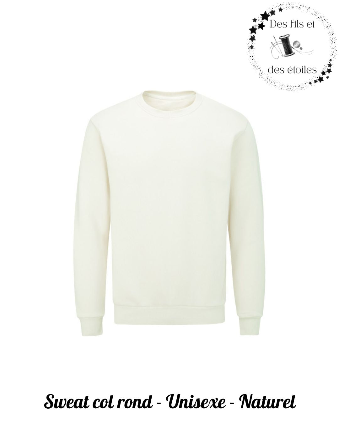 Sweat Memories col rond MAMAN - Je t'aime - broderie manche prénom simple