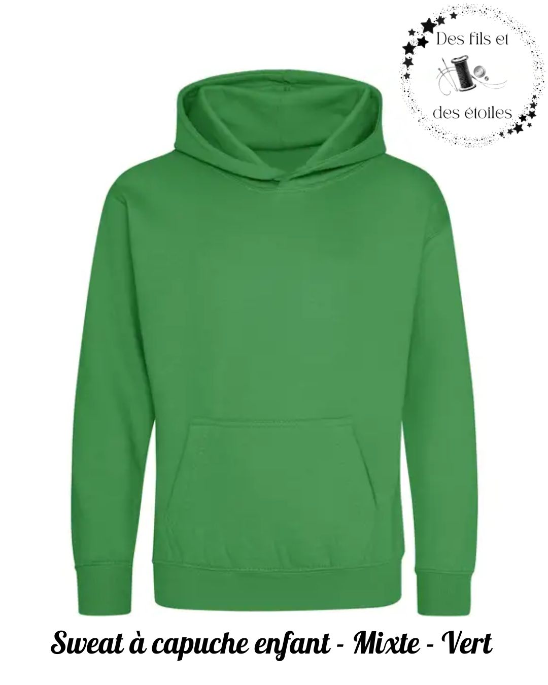 Sweat Memories - Sweat-shirt à capuche enfant - Broderie appliquée FRERE / SOEUR
